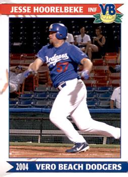 2004 Grandstand Vero Beach Dodgers #NNO Jesse Hoorelbeke Front