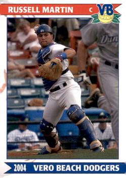 2004 Grandstand Vero Beach Dodgers #NNO Russell Martin Front