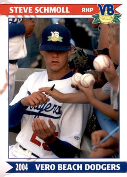 2004 Grandstand Vero Beach Dodgers #NNO Steve Schmoll Front