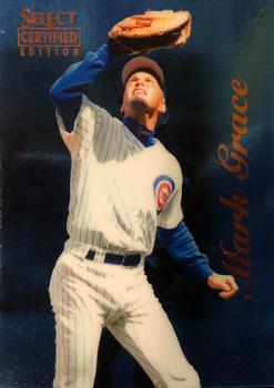 1996 Select Certified - Certified Blue #94 Mark Grace Front