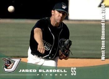 2004 Grandstand West Tenn Diamond Jaxx #NNO Jared Blasdell Front