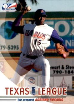 2004 Grandstand Texas League Top Prospects #NNO Adriano Rosario Front