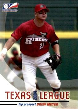 2004 Grandstand Texas League Top Prospects #NNO Drew Meyer Front