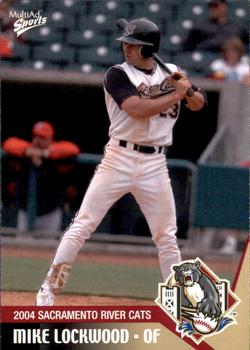 2004 MultiAd Sacramento River Cats #11 Mike Lockwood Front