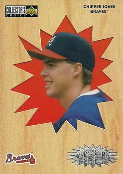 1996 Collector's Choice - You Crash the Game Exchange #CR1 Chipper Jones Front