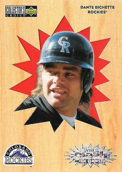 1996 Collector's Choice - You Crash the Game Exchange #CR14 Dante Bichette Front