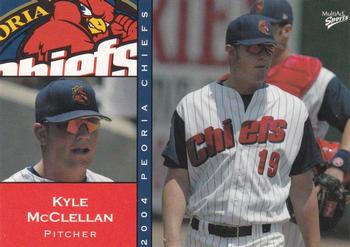 2004 MultiAd Peoria Chiefs #15 Kyle McClellan Front