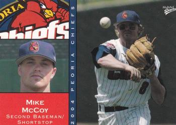 2004 MultiAd Peoria Chiefs #16 Mike McCoy Front