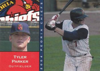 2004 MultiAd Peoria Chiefs #21 Tyler Parker Front
