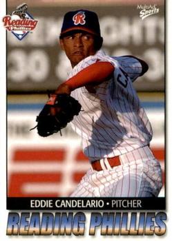 2004 MultiAd Reading Phillies #5 Eddie Candelario Front