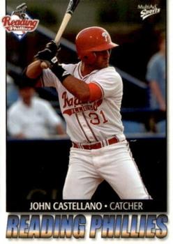 2004 MultiAd Reading Phillies #6 John Castellano Front