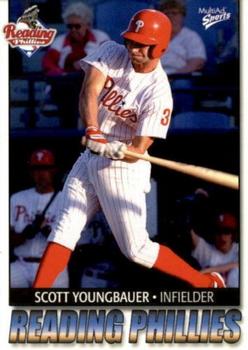 2004 MultiAd Reading Phillies #24 Scott Youngbauer Front