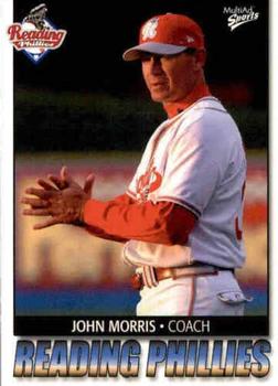 2004 MultiAd Reading Phillies #27 John Morris Front