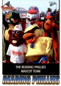 2004 MultiAd Reading Phillies #29 Change-Up / Screwball / Blooper / Bucky / Quack Front