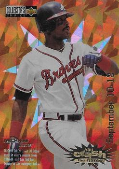1996 Collector's Choice - You Crash the Game Gold #CG2 Fred McGriff Front