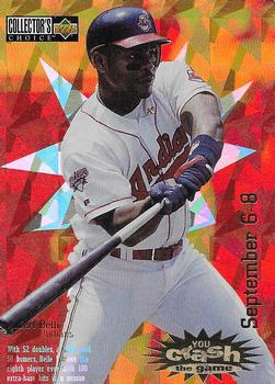 1996 Collector's Choice - You Crash the Game Gold #CG11 Albert Belle Front