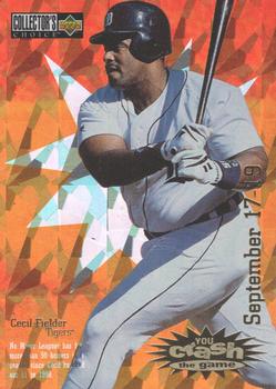1996 Collector's Choice - You Crash the Game Gold #CG17 Cecil Fielder Front