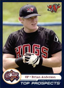 2004 Choice Carolina League Top Prospects #31 Brian Anderson Front