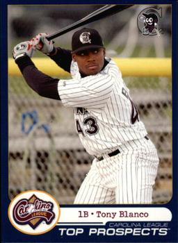 2004 Choice Carolina League Top Prospects #21 Tony Blanco Front