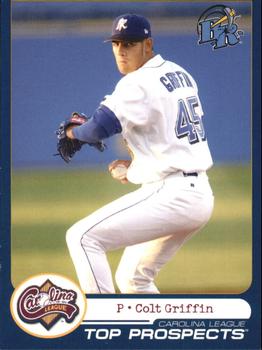 2004 Choice Carolina League Top Prospects #25 Colt Griffin Front