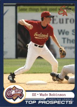 2004 Choice Carolina League Top Prospects #24 Wade Robinson Front
