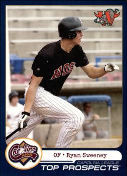 2004 Choice Carolina League Top Prospects #30 Ryan Sweeney Front
