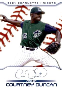 2004 Choice Charlotte Knights #8 Courtney Duncan Front