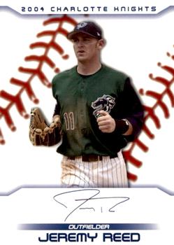 2004 Choice Charlotte Knights #17 Jeremy Reed Front