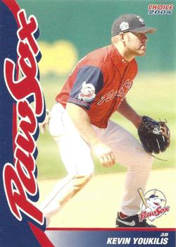 2004 Choice Pawtucket Red Sox #01 Kevin Youkilis Front