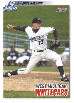 2004 Choice West Michigan Whitecaps #2 Andy Baldwin Front