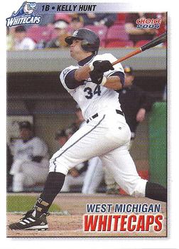 2004 Choice West Michigan Whitecaps #8 Kelly Hunt Front