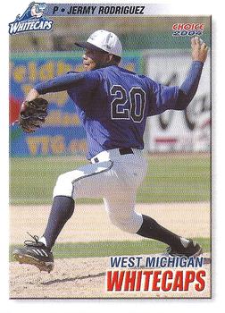 2004 Choice West Michigan Whitecaps #16 Jermy Rodriguez Front