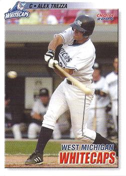 2004 Choice West Michigan Whitecaps #25 Alex Trezza Front