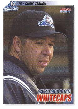2004 Choice West Michigan Whitecaps #27 Chris Vernon Front