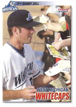 2004 Choice West Michigan Whitecaps #29 Danny Zell Front