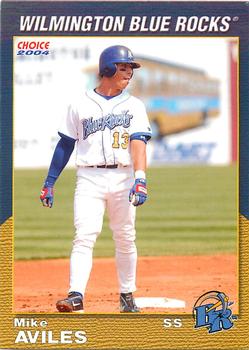 2004 Choice Wilmington Blue Rocks #05 Mike Aviles Front