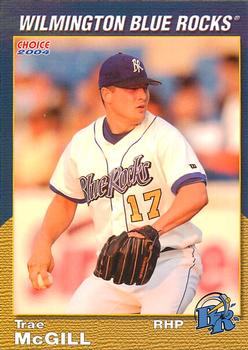 2004 Choice Wilmington Blue Rocks #19 Trae McGill Front