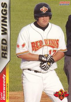2004 Choice Rochester Red Wings #03 Todd Dunwoody Front