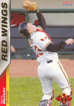 2004 Choice Rochester Red Wings #07 Chris Heintz Front