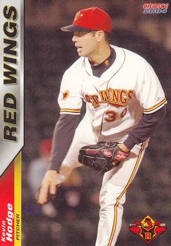 2004 Choice Rochester Red Wings #08 Kevin Hodge Front