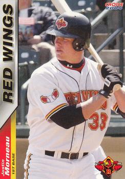 2004 Choice Rochester Red Wings #13 Justin Morneau Front