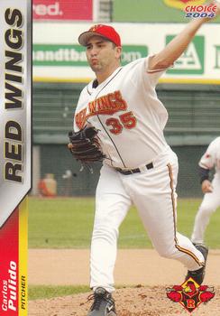 2004 Choice Rochester Red Wings #17 Carlos Pulido Front