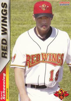 2004 Choice Rochester Red Wings #19 Brent Schoening Front