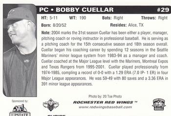 2004 Choice Rochester Red Wings #29 Bobby Cuellar Back