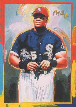 1997 Topps Gallery - Peter Max #PM6 Frank Thomas Front