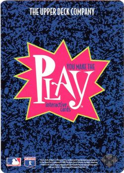 1996 Collector's Choice - You Make the Play #6 Craig Biggio Back