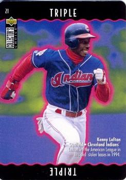 1996 Collector's Choice - You Make the Play #21 Kenny Lofton Front