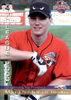 2000 Grandstand California League Top Prospects #NNO Mike Christensen Front