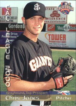 2000 Grandstand California League Top Prospects #NNO Chris Jones Front