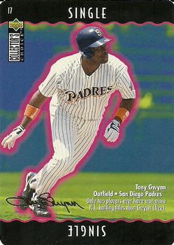 1996 Collector's Choice - You Make the Play Gold Signature #17 Tony Gwynn Front
